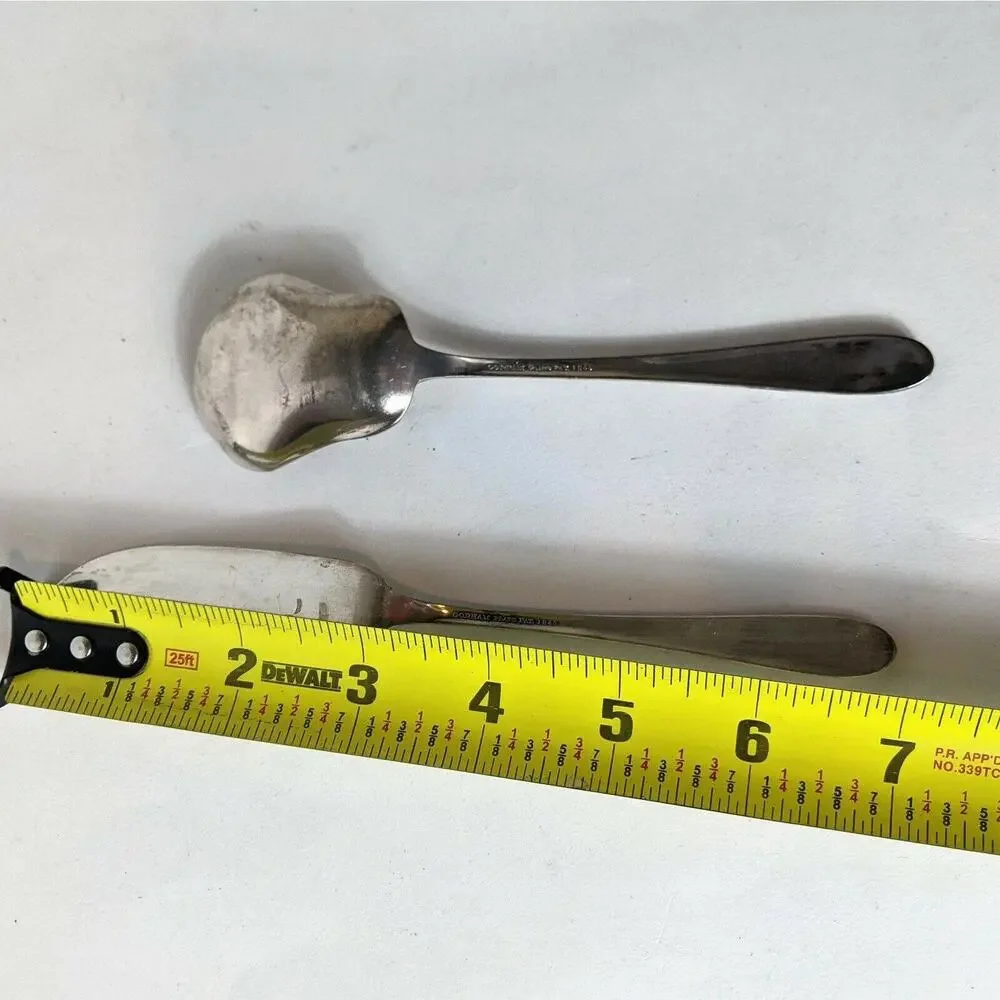 Gorham Plate Butter Knife Sugar Spoon Silver